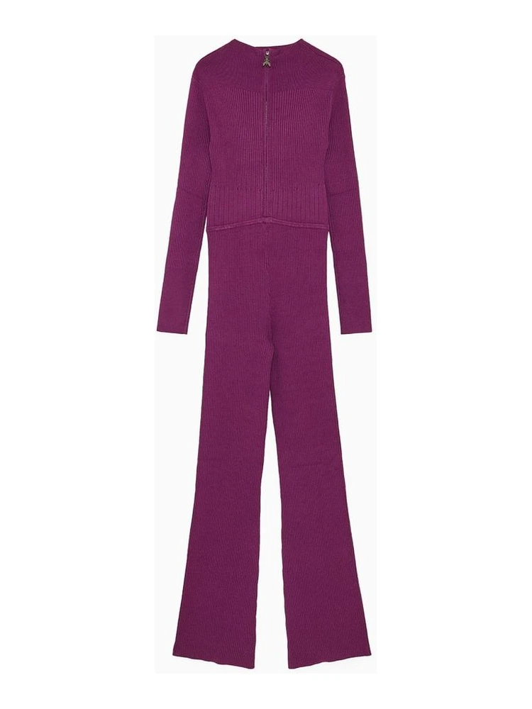 Purple Viscose Jumpsuit