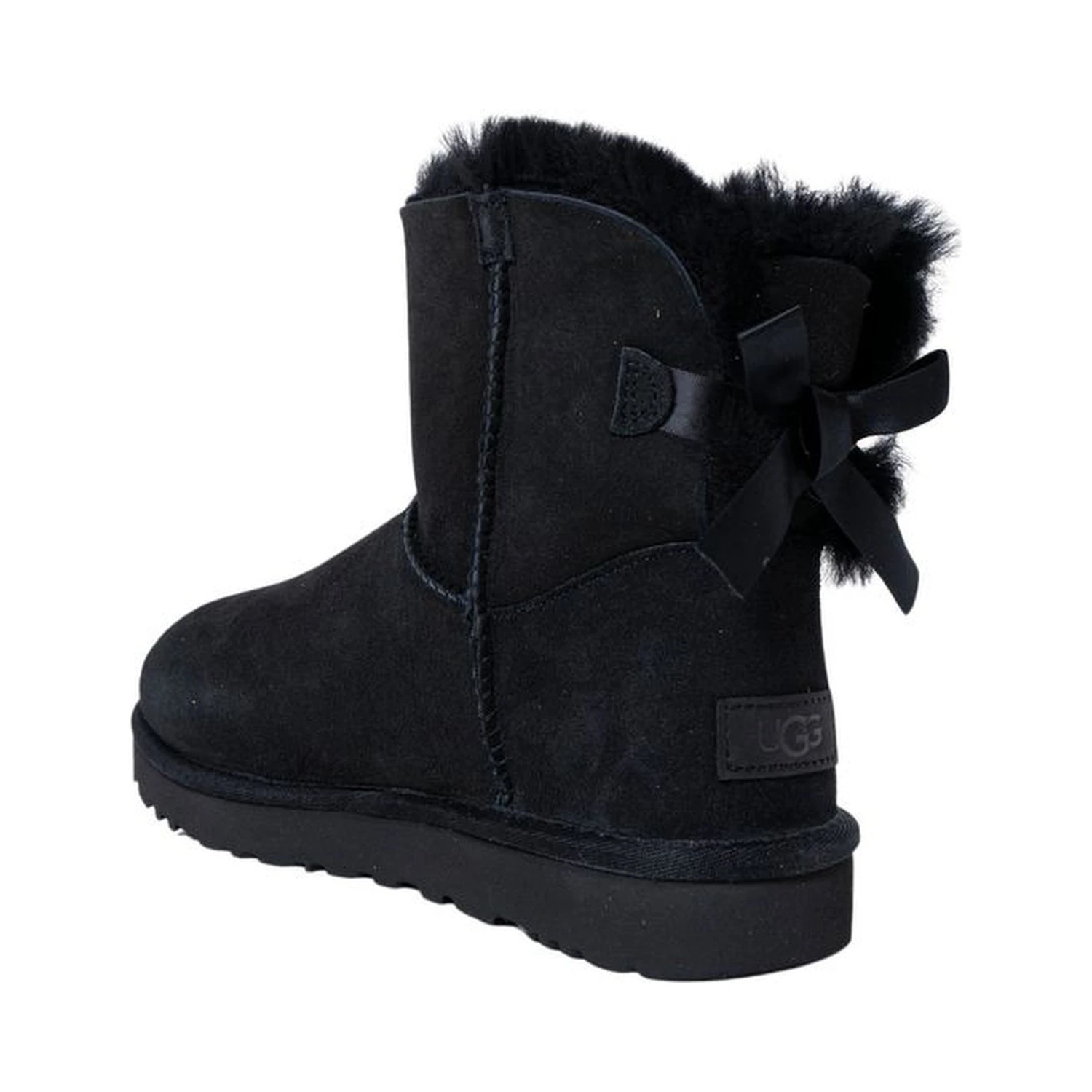 Black Suede Leather Ankle Boots