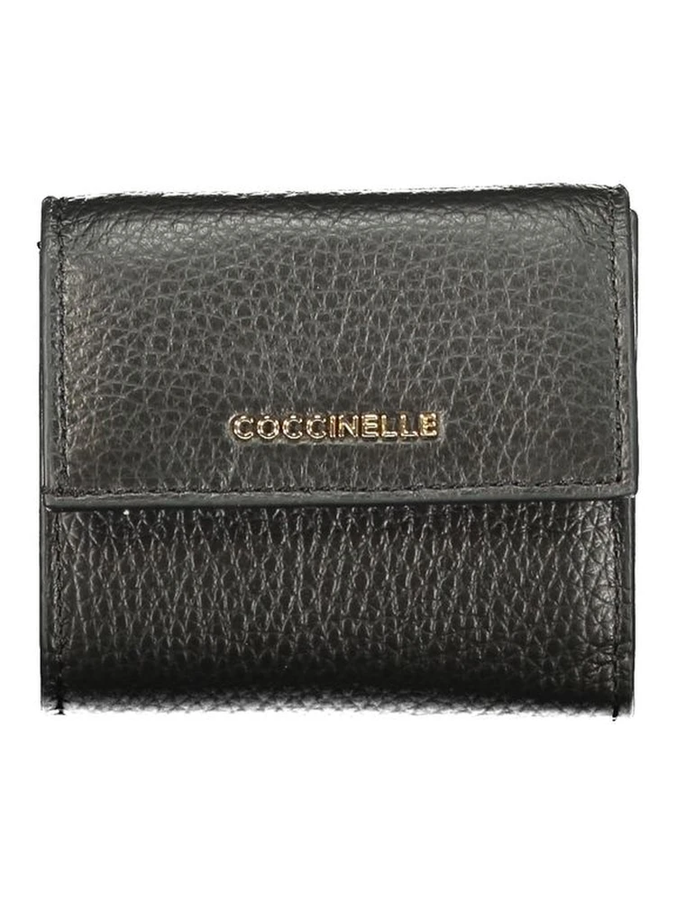 Black Leather Women Wallet
