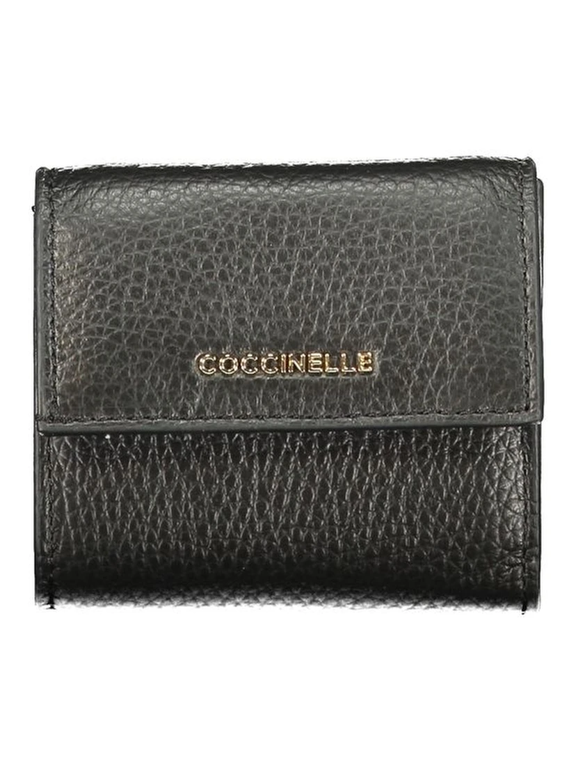 Black Leather Women Wallet