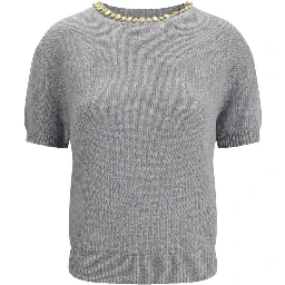 Gray Fleece Wool Sweatshirt