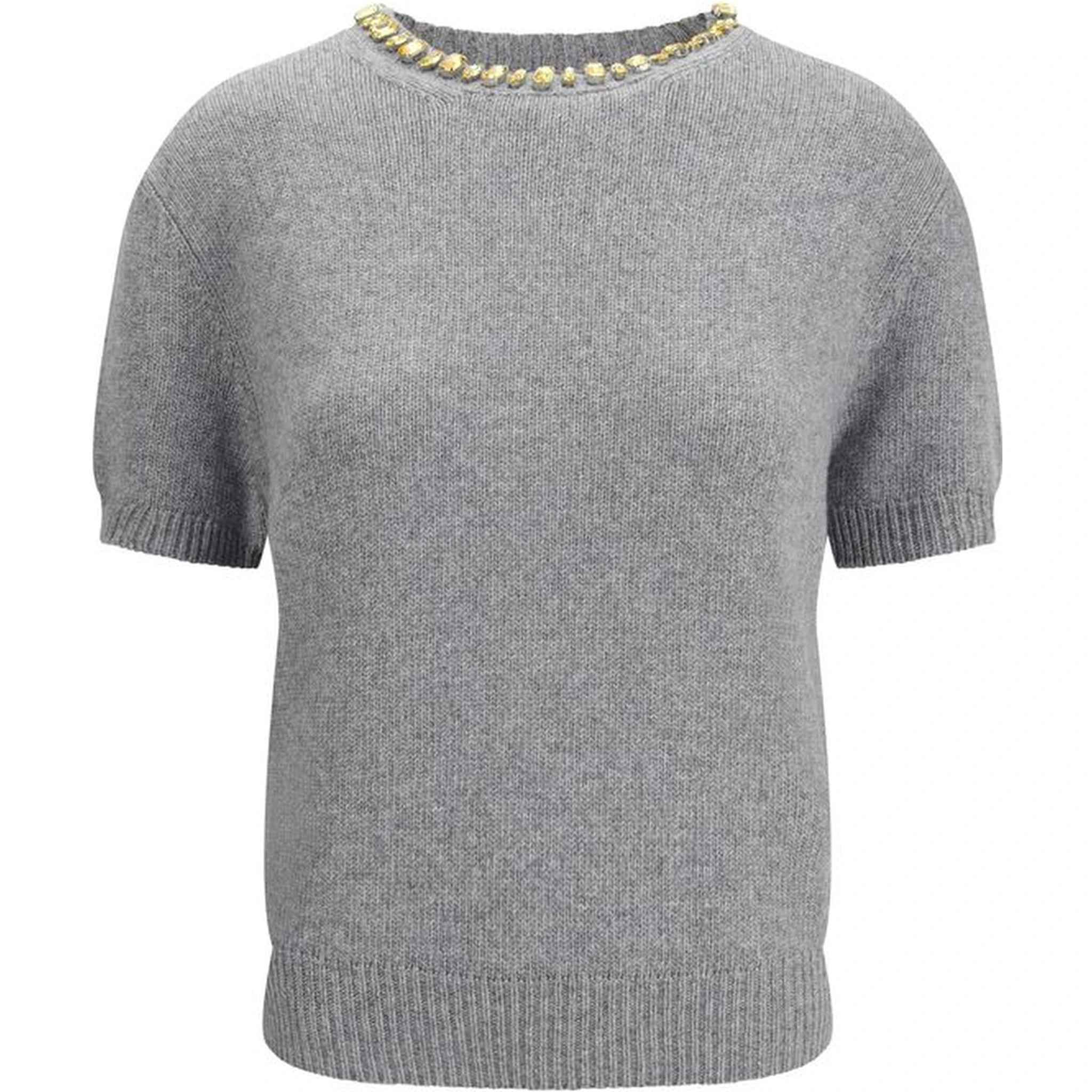 Gray Fleece Wool Sweatshirt