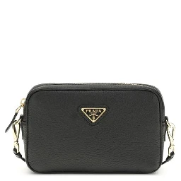Black Calf Leather Bos Taurus Shoulder Bag