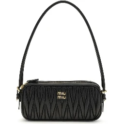 Black Calf Leather Bos Taurus Shoulder Bag