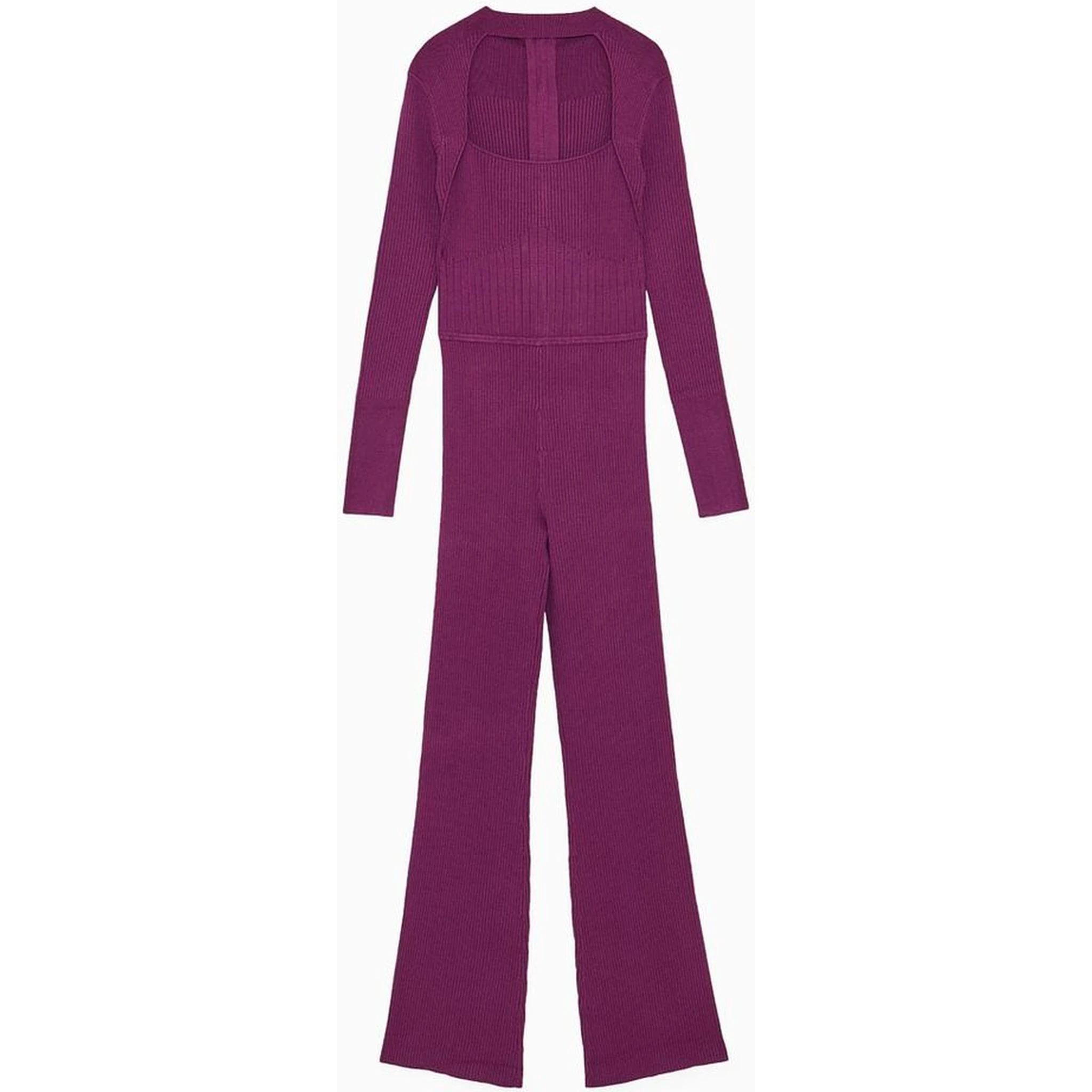 Purple Viscose Jumpsuit