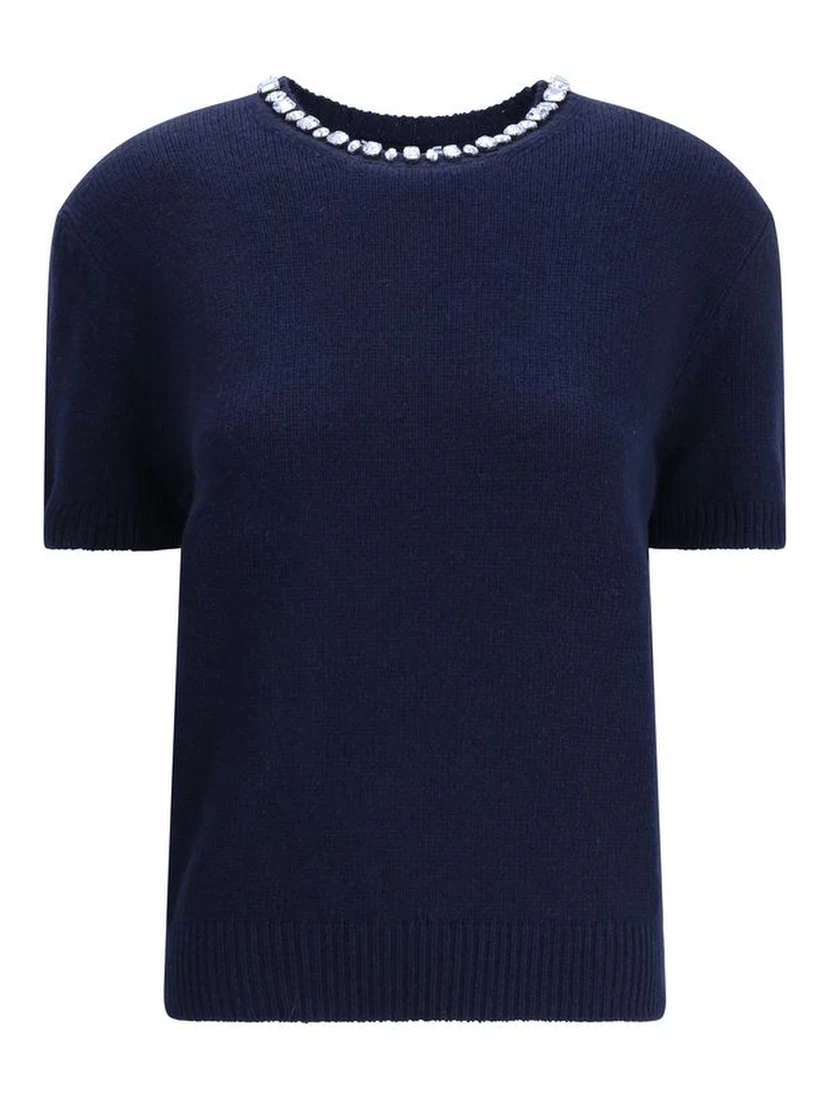 Blue Fleece Wool Sweatshirt