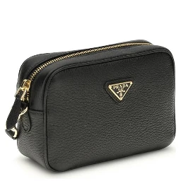 Black Calf Leather Bos Taurus Shoulder Bag