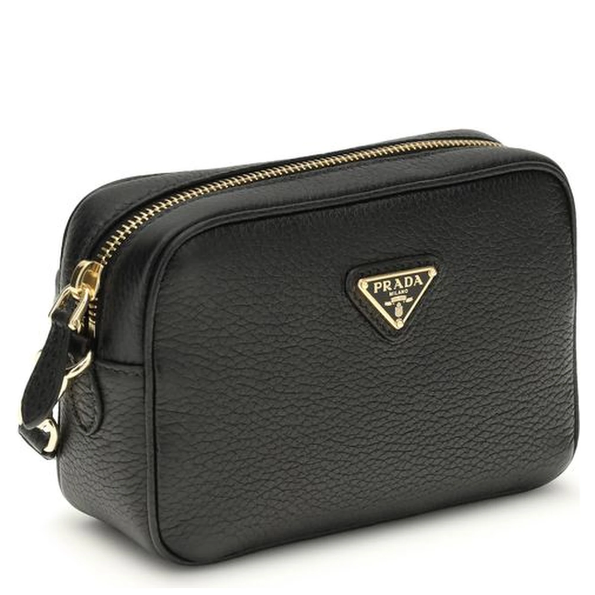 Black Calf Leather Bos Taurus Shoulder Bag