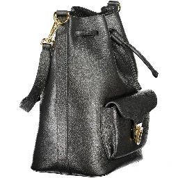 Black Leather Women Handbag