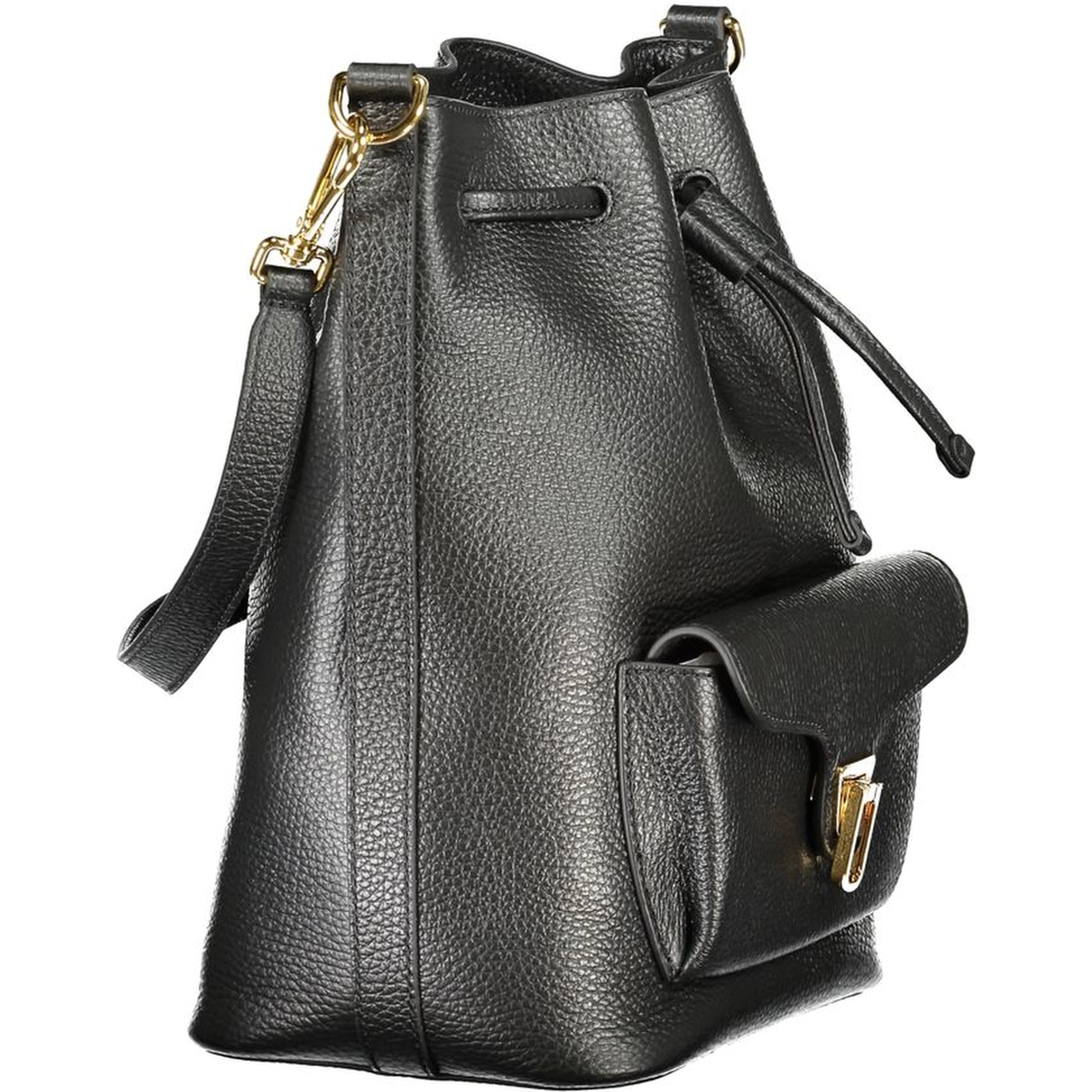 Black Leather Women Handbag