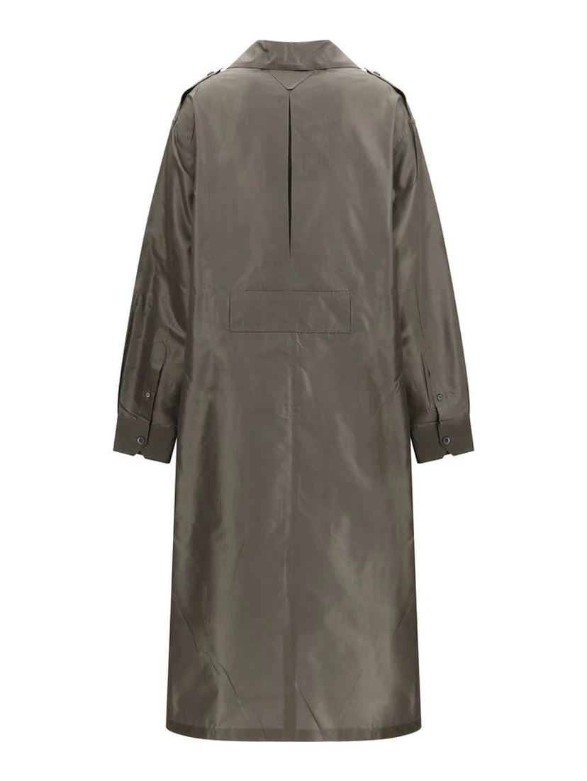 Bicolor Silk Casual Dress