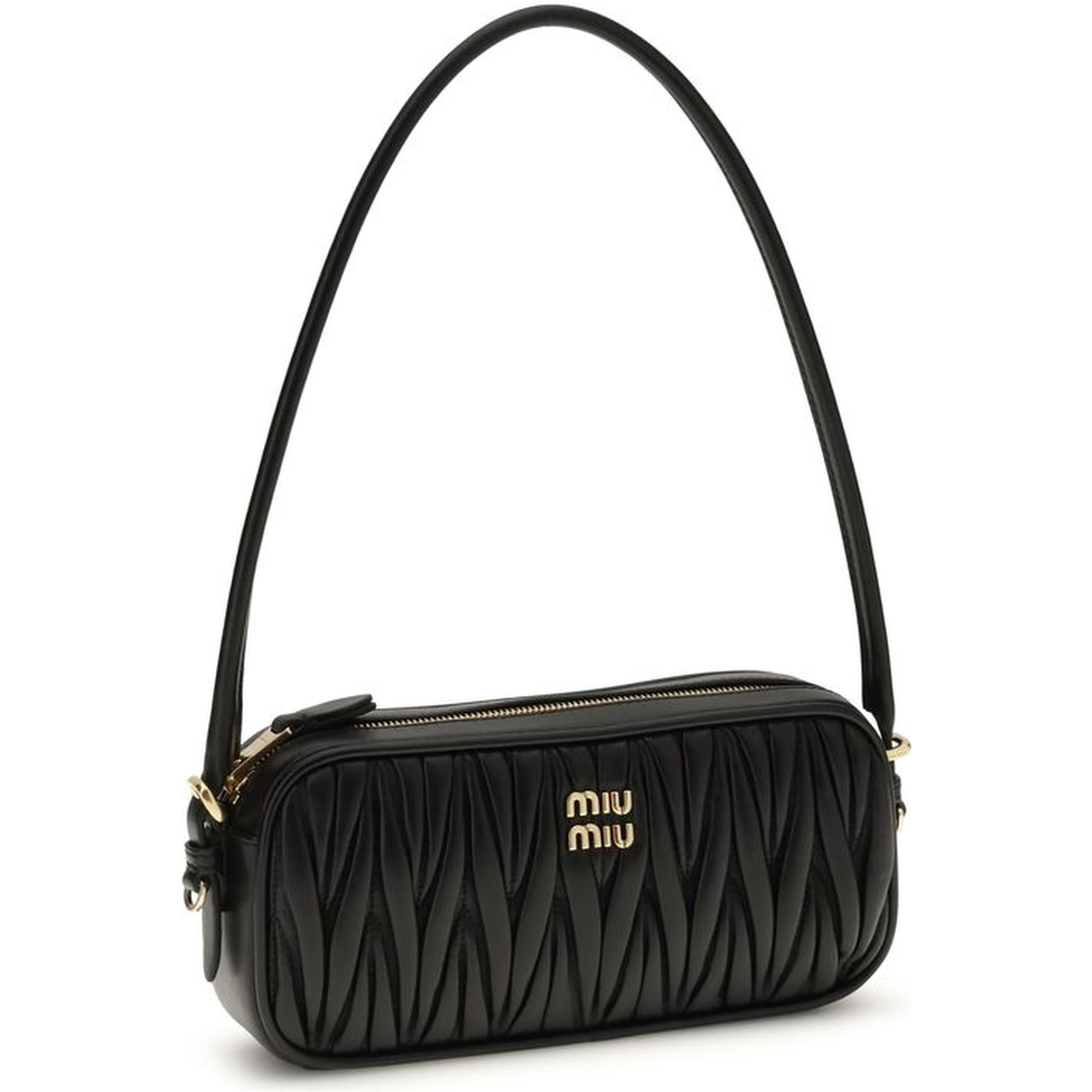 Black Calf Leather Bos Taurus Shoulder Bag