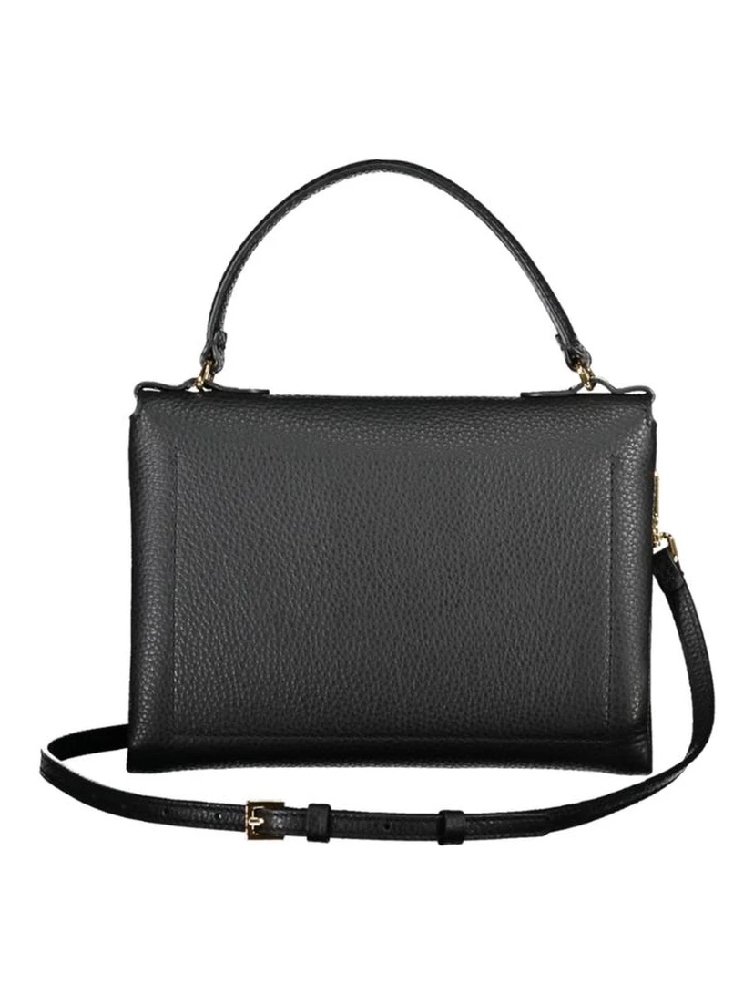 Black Leather Women Handbag