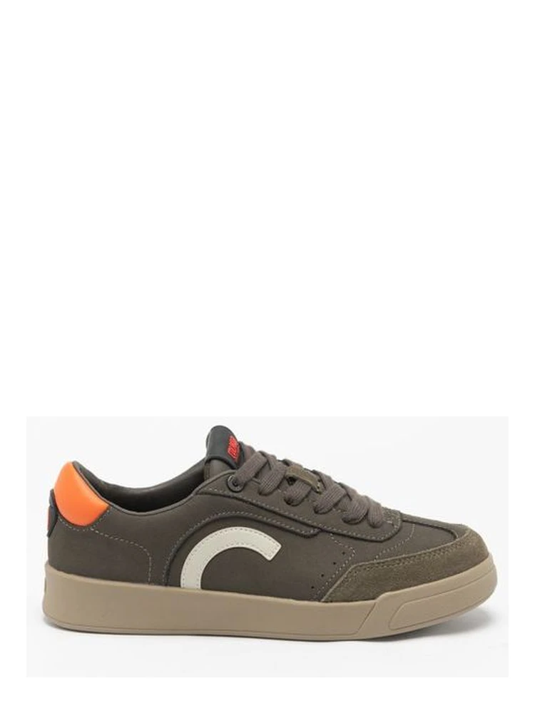 Bicolor Leather Low Top Sneakers