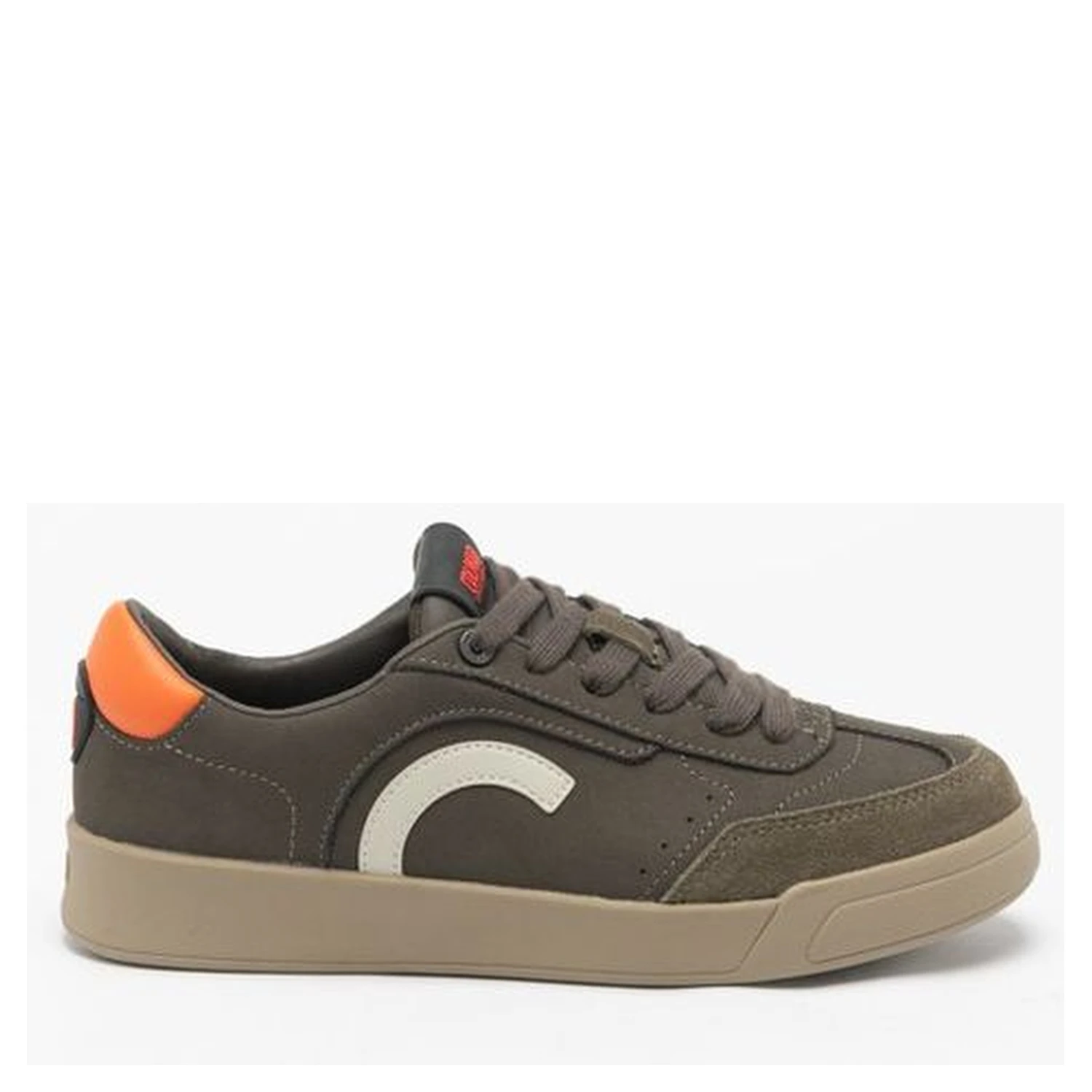 Bicolor Leather Low Top Sneakers