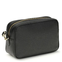 Black Calf Leather Bos Taurus Shoulder Bag