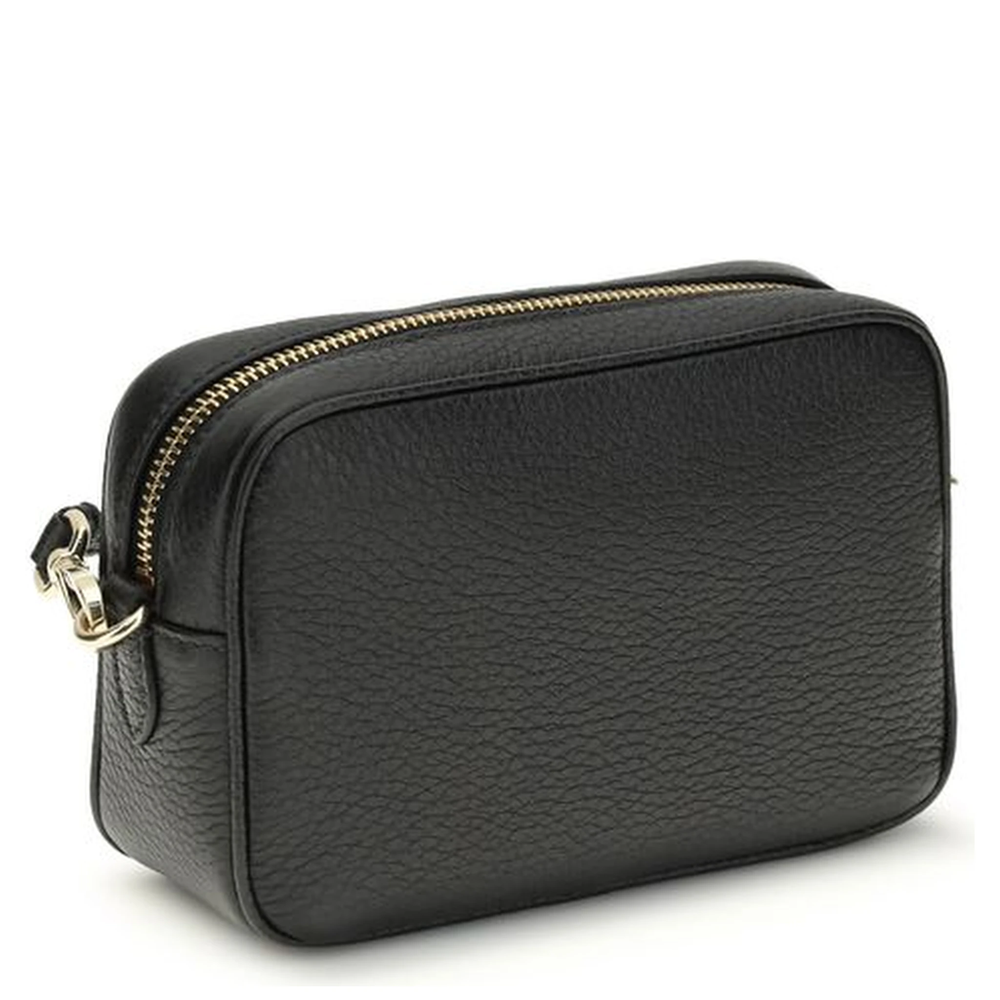 Black Calf Leather Bos Taurus Shoulder Bag