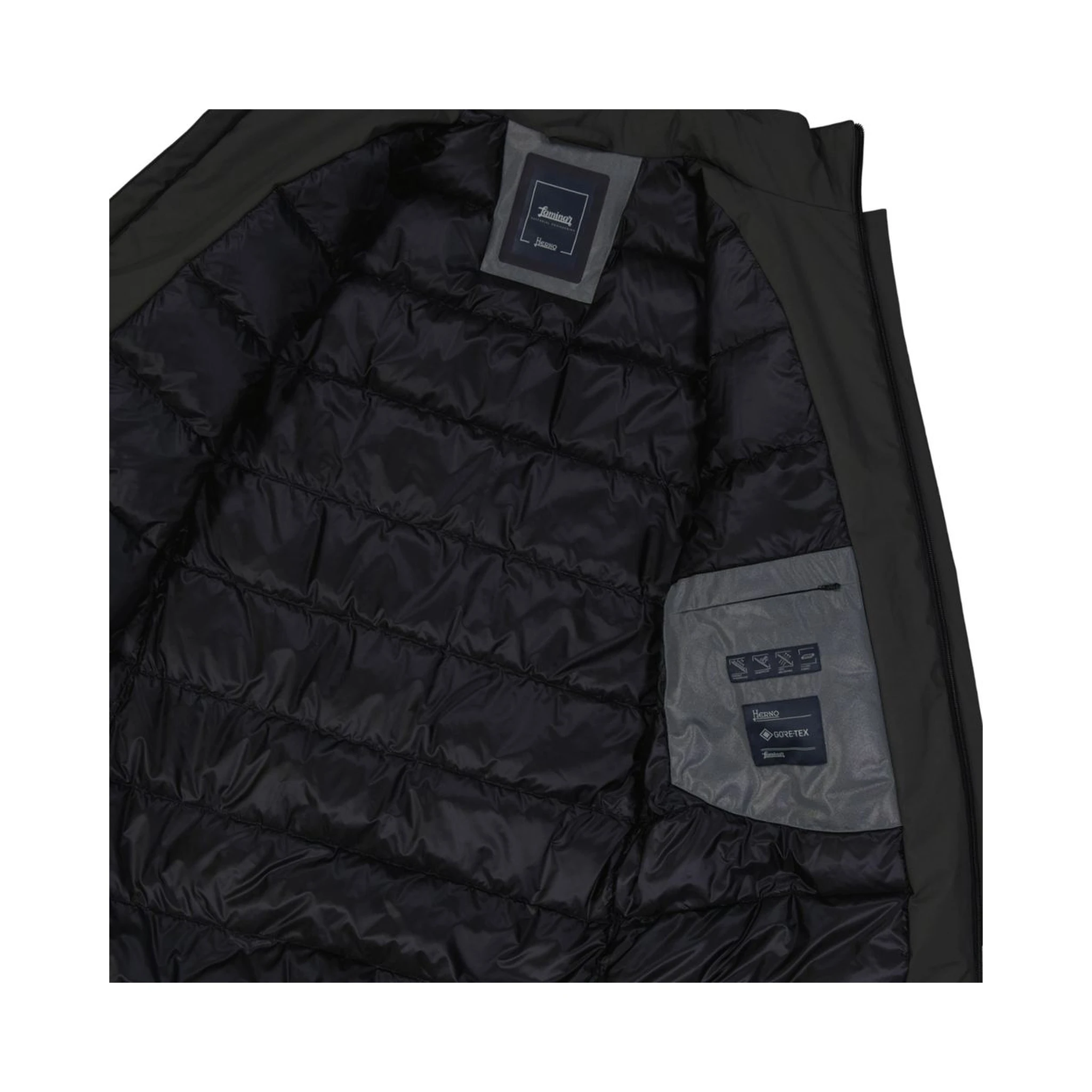 Gray Polyester Coat