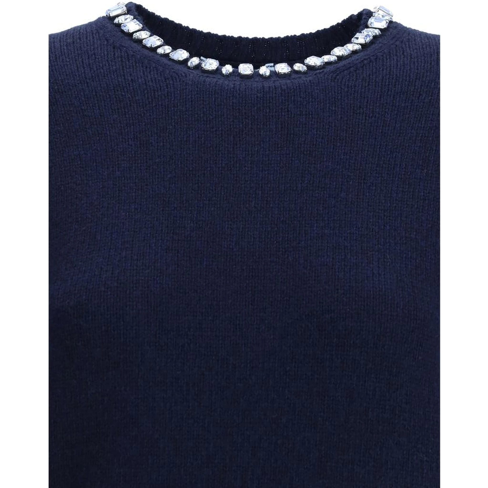Blue Fleece Wool Sweatshirt