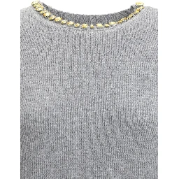 Gray Fleece Wool Sweatshirt