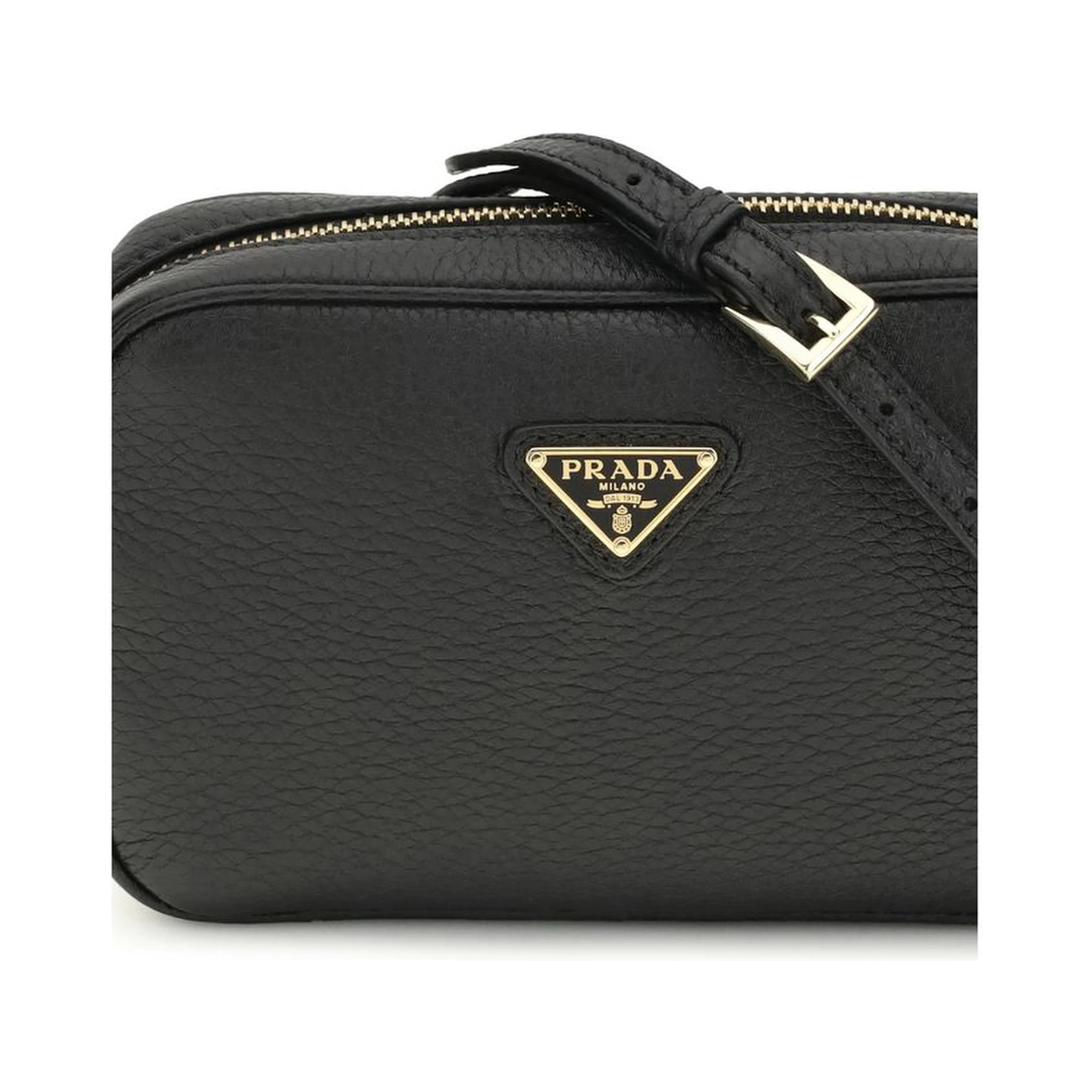 Black Calf Leather Bos Taurus Shoulder Bag