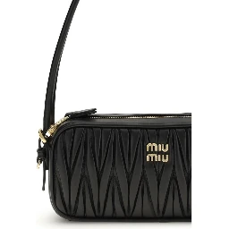 Black Calf Leather Bos Taurus Shoulder Bag