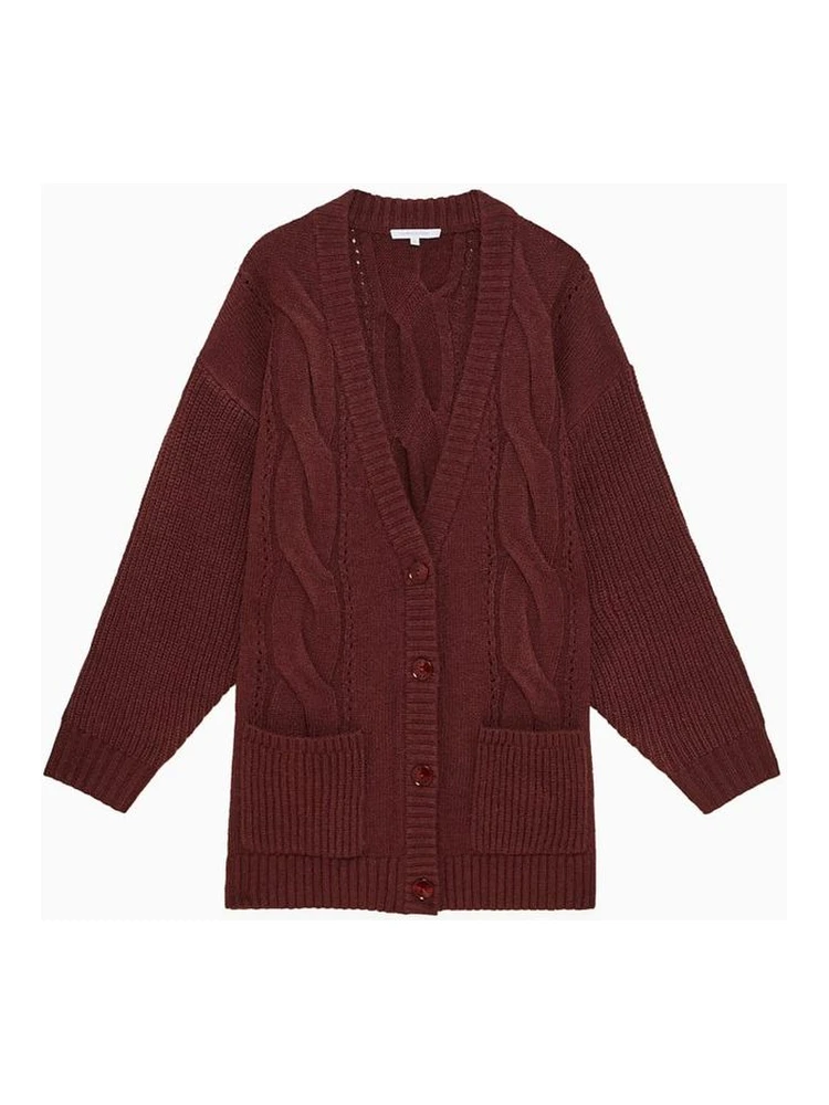 Purple Marabou Cardigan