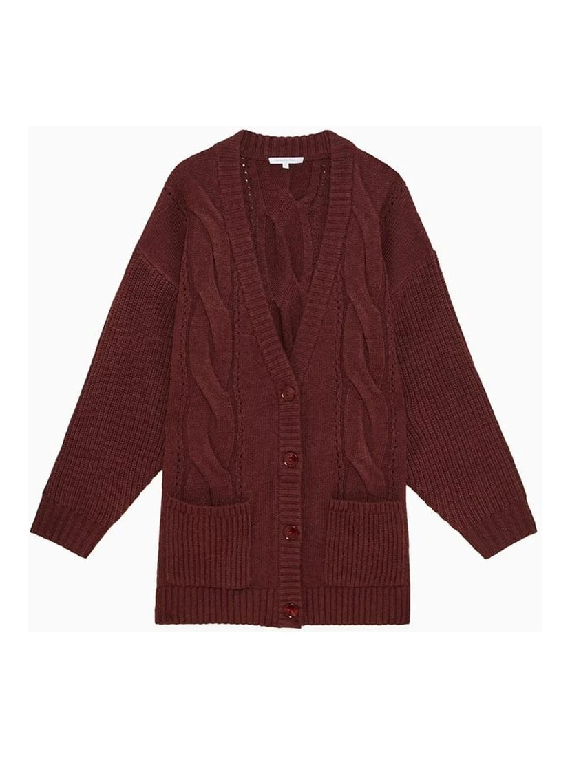 Purple Marabou Cardigan