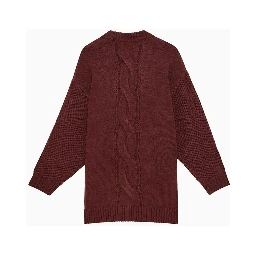 Purple Marabou Cardigan