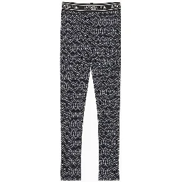 Black Polyester Leggings