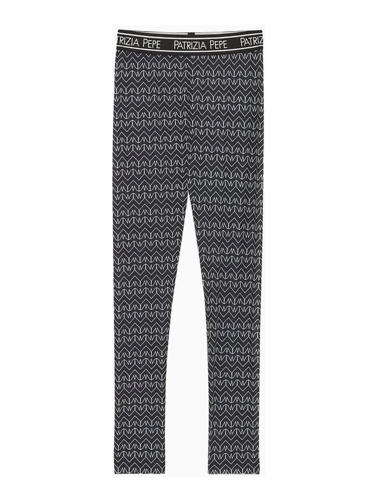 Black Polyester Leggings