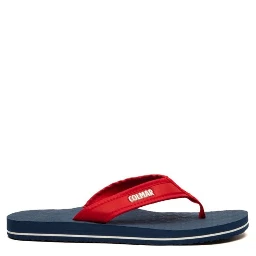 Multicolor Polyester Flip-Flop Sandals