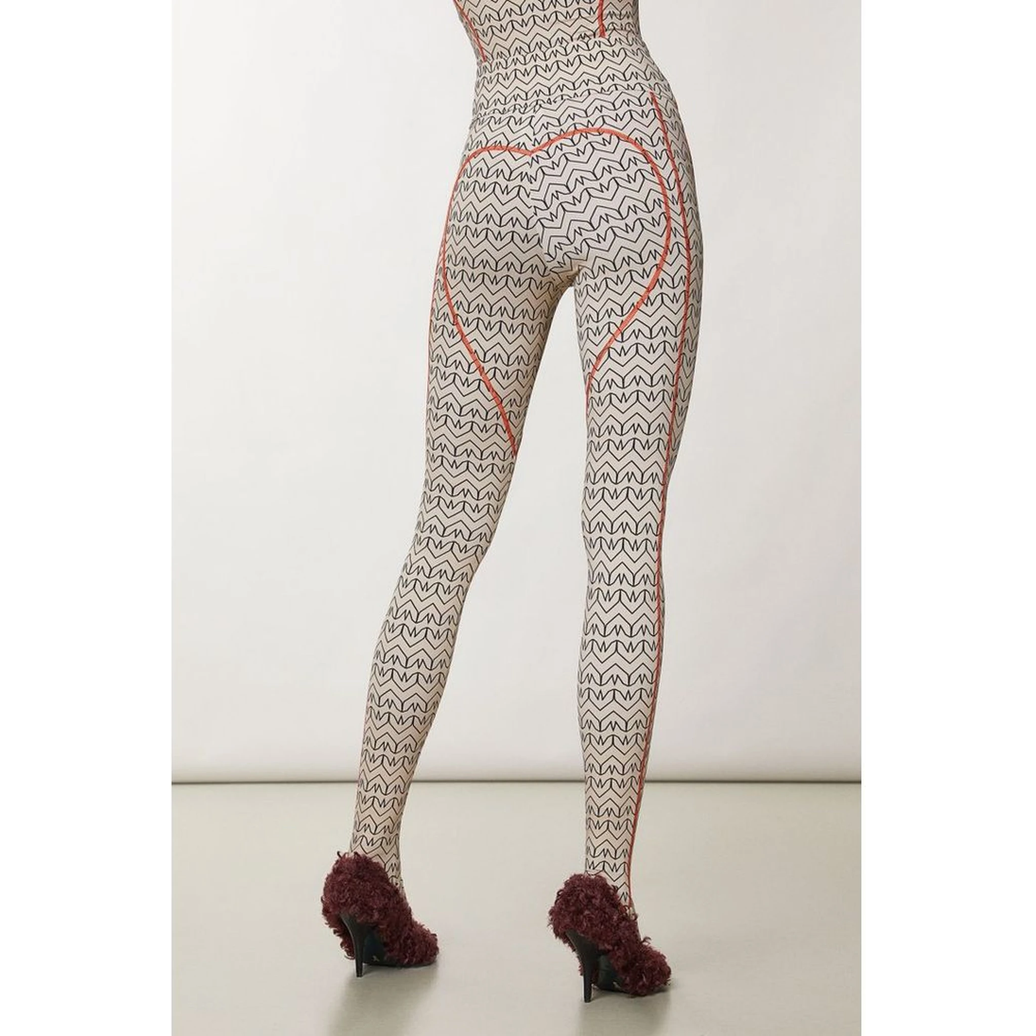 Bicolor Polyamide Athletic Pants