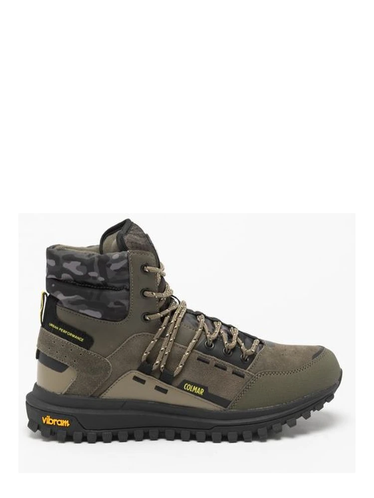 Green Leather Ankle Boots