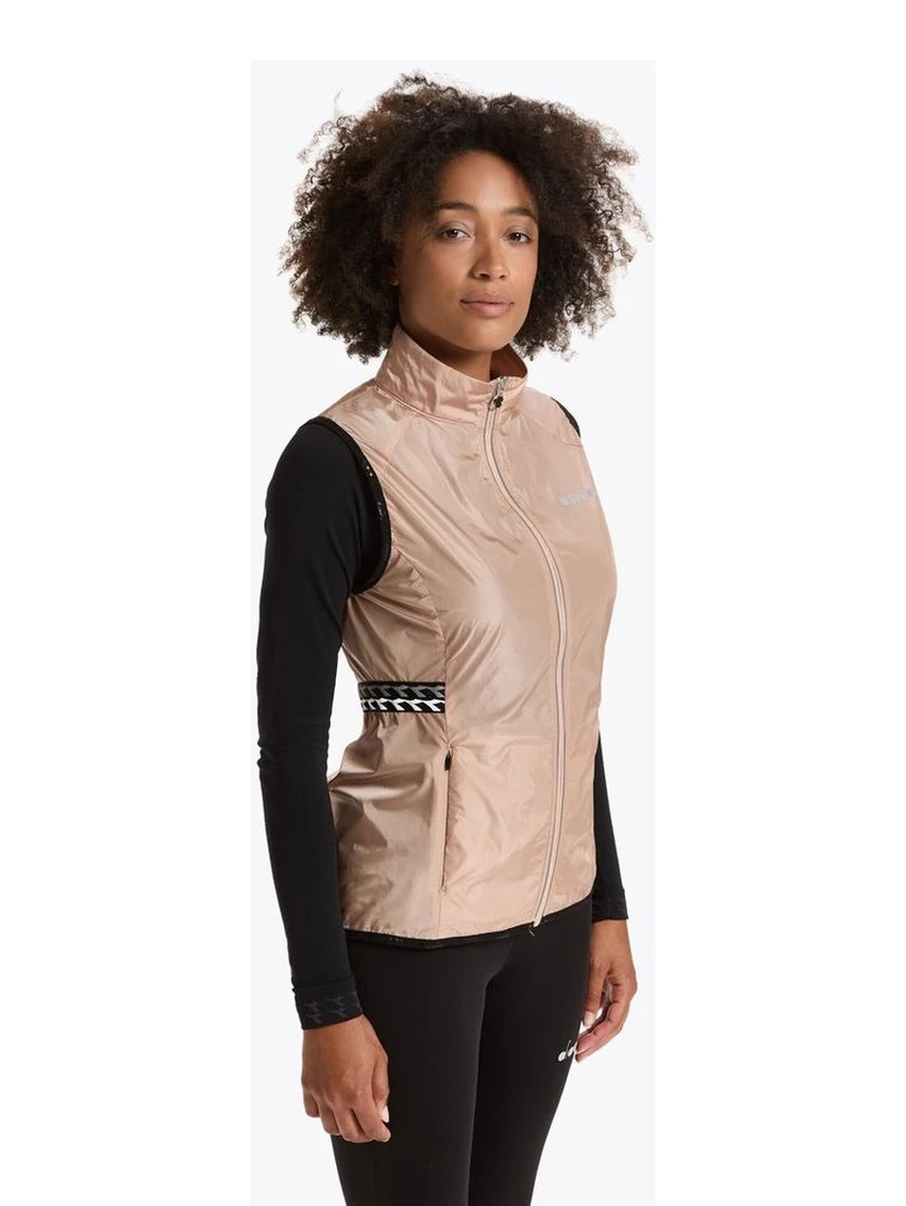 Pink Polyamide Waistcoat