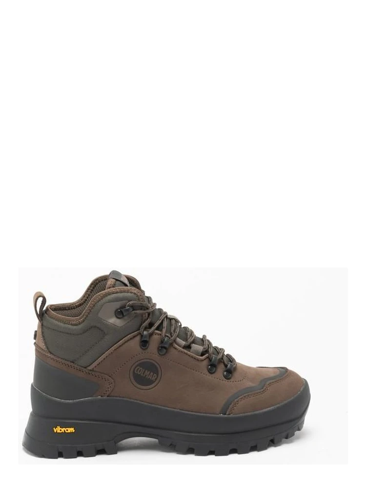 Bicolor Leather Ankle Boots