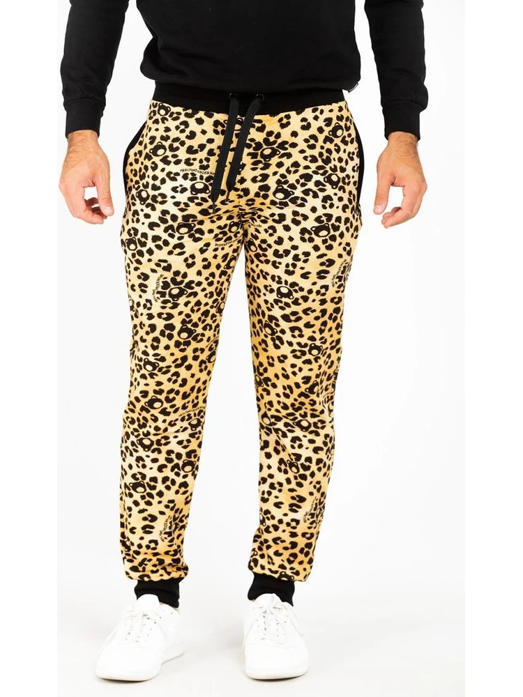 Multicolor Cotton Casual Pants