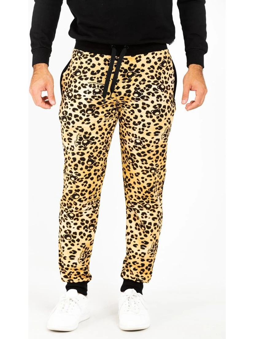 Multicolor Cotton Casual Pants