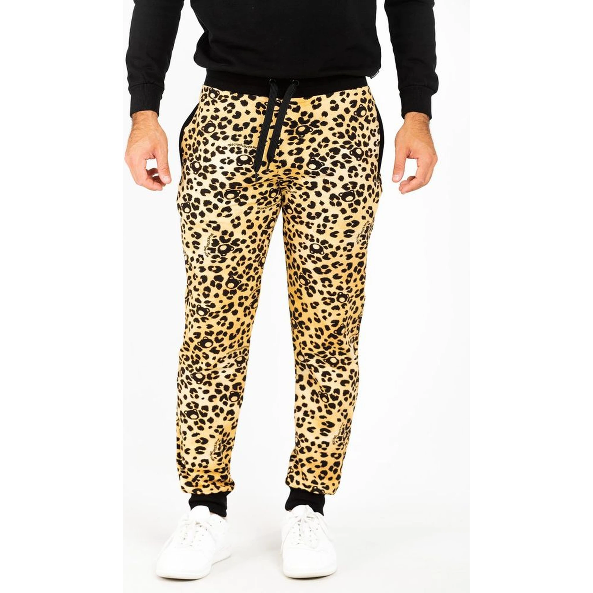 Multicolor Cotton Casual Pants