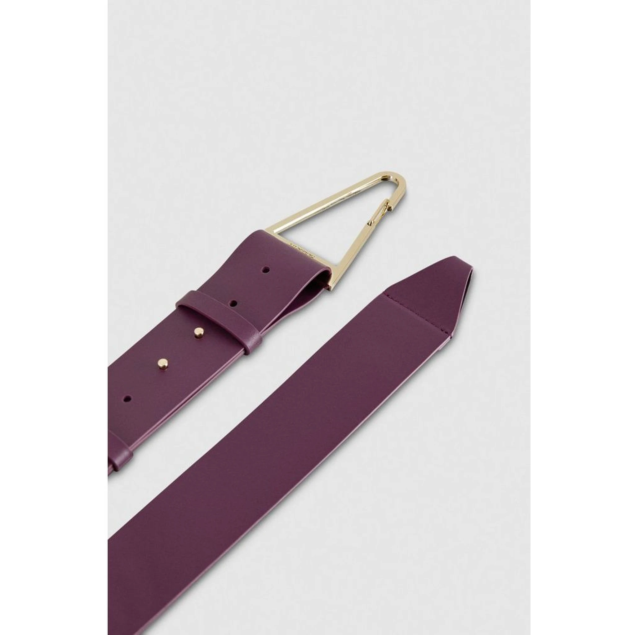 Purple Calfskin Regular Belt