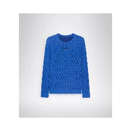 Blue Polyamide Long Sleeve T-Shirt