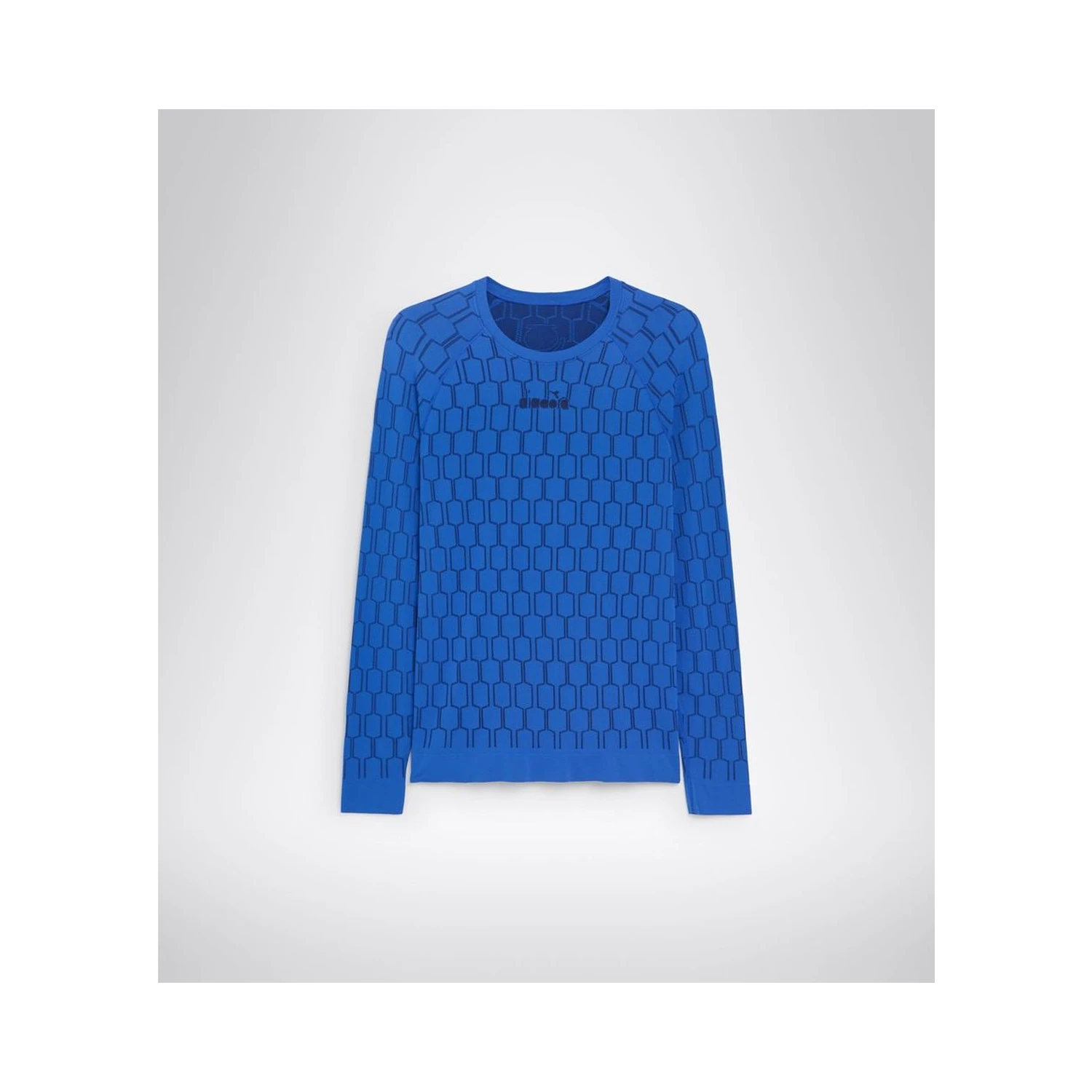 Blue Polyamide Long Sleeve T-Shirt