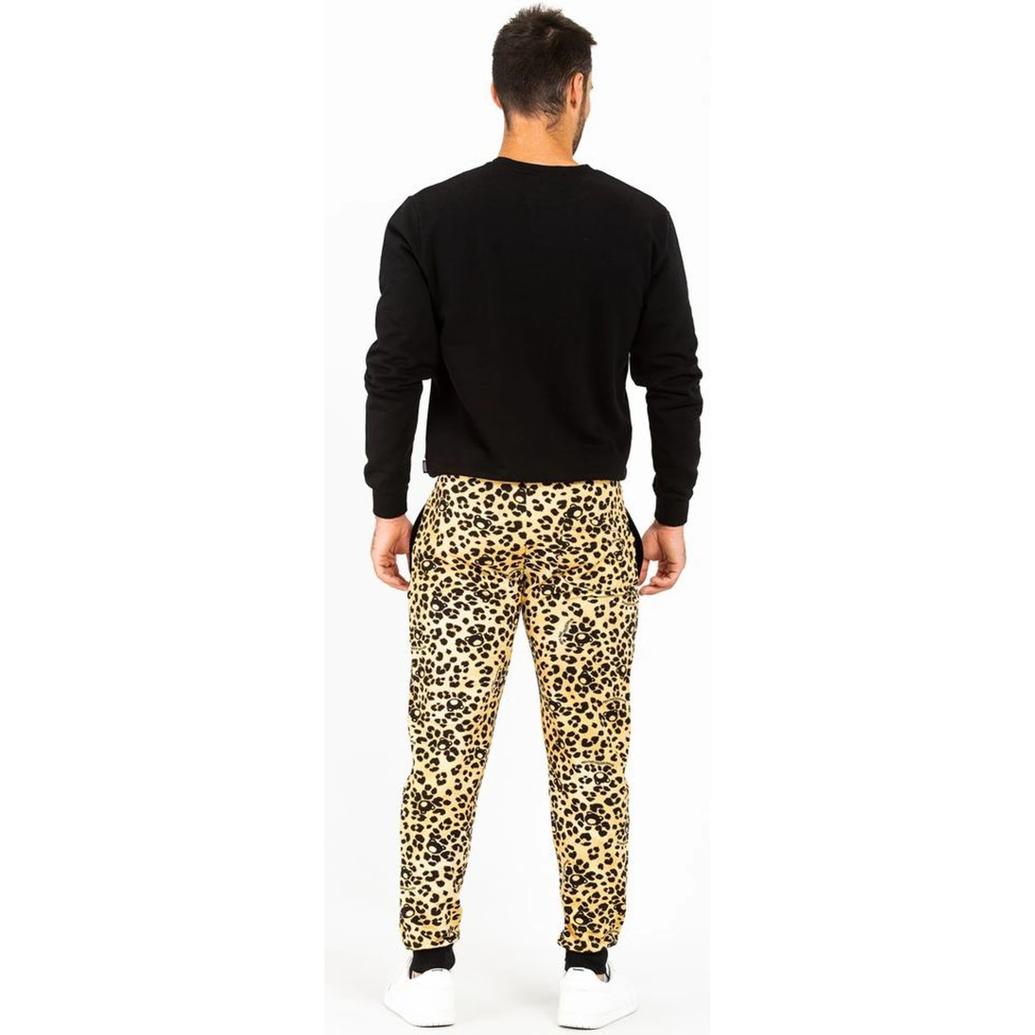 Multicolor Cotton Casual Pants