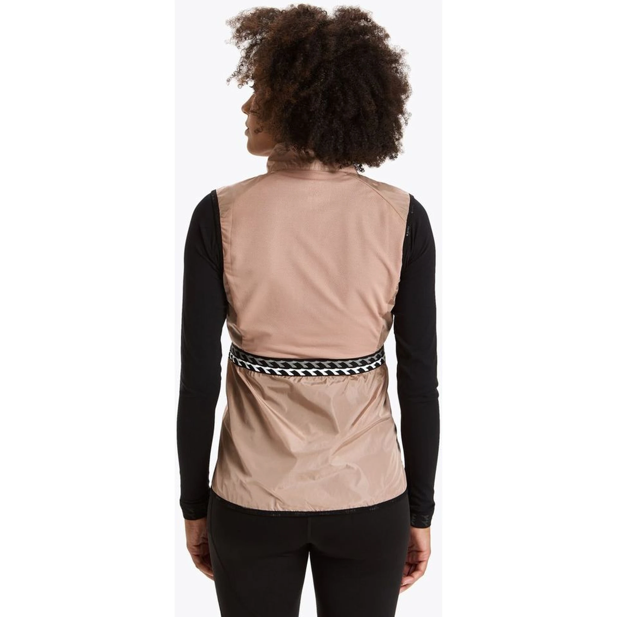 Pink Polyamide Waistcoat