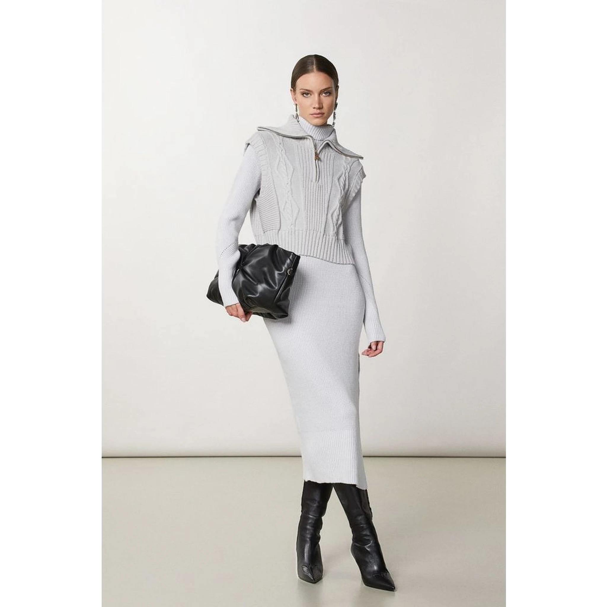 White Viscose Casual Dress