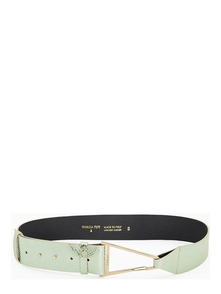 Green Goatskin Regular Belt