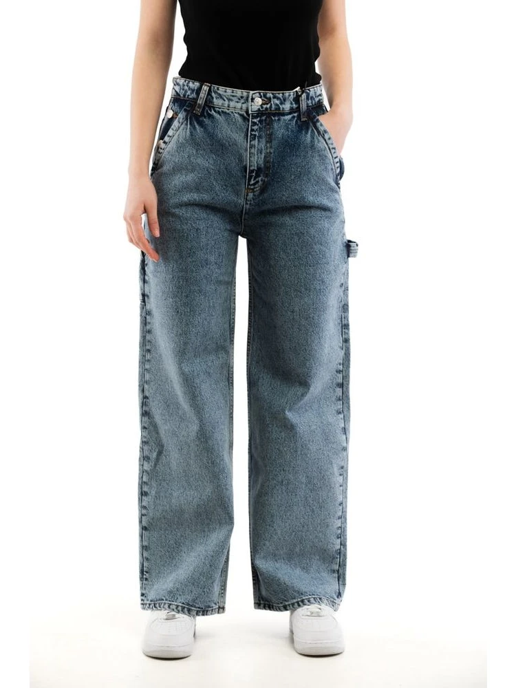 Multicolor Cotton Relaxed Fit Jeans