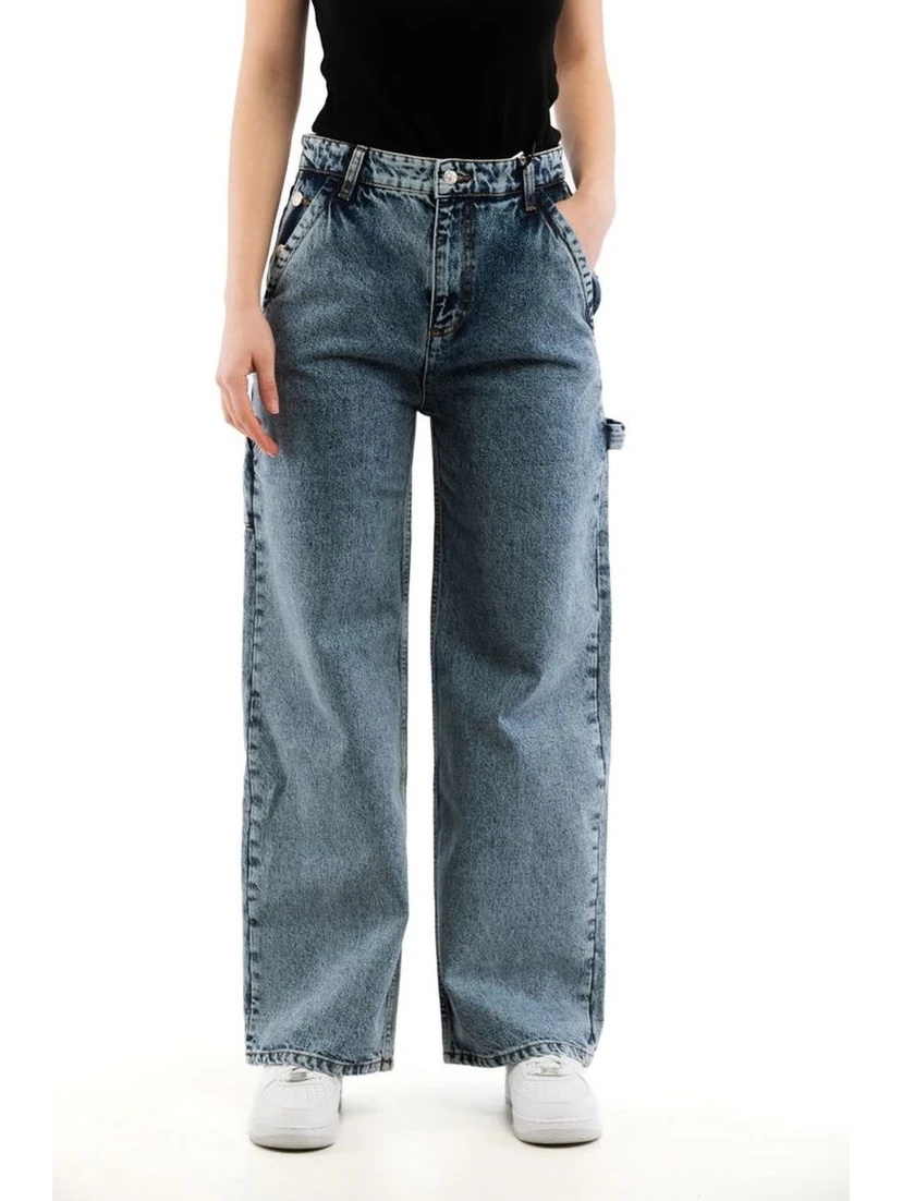 Multicolor Cotton Relaxed Fit Jeans