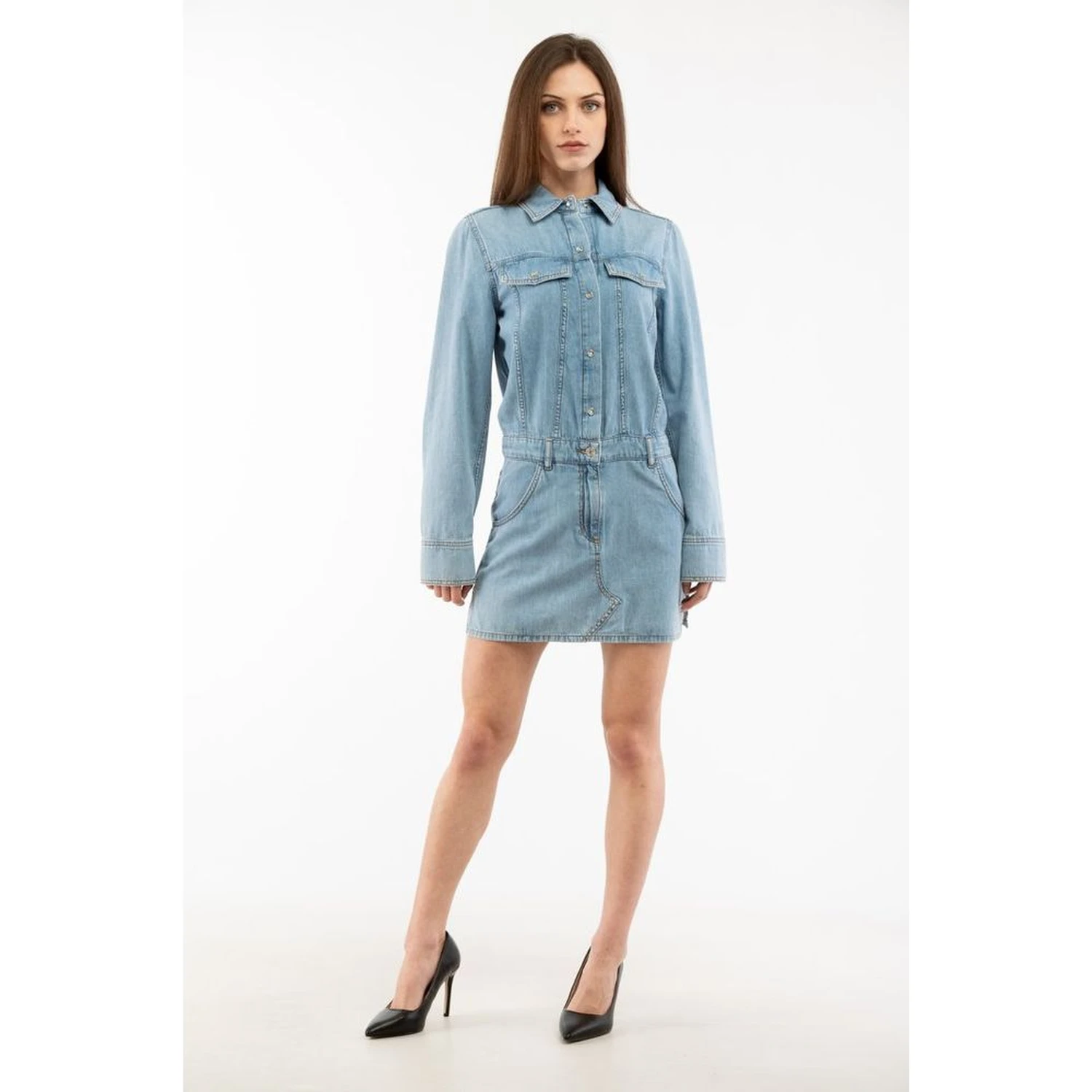 Multicolor Cotton Casual Dress