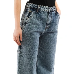 Multicolor Cotton Relaxed Fit Jeans